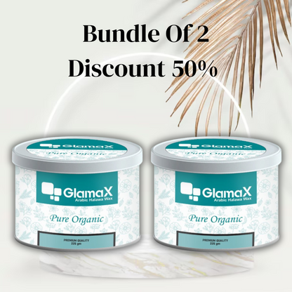 Bundle of 2 Halawa Wax & Get 50% Discount-Organic Arabic Halawa Wax