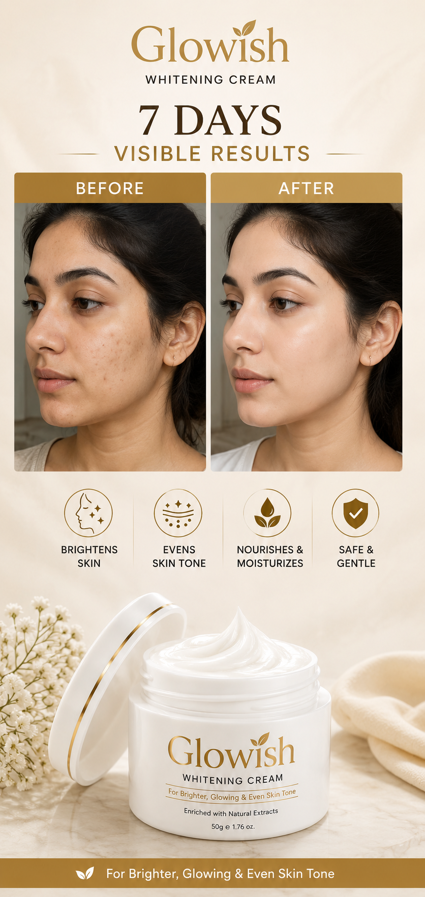 Glowish Whitening Cream